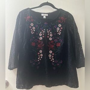 Charter Club XS Shirt in black